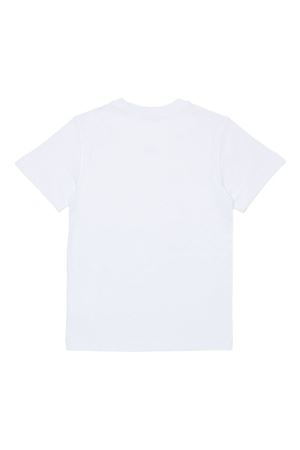 white cotton t-shirt DIESEL KIDS | J027700CATMK100